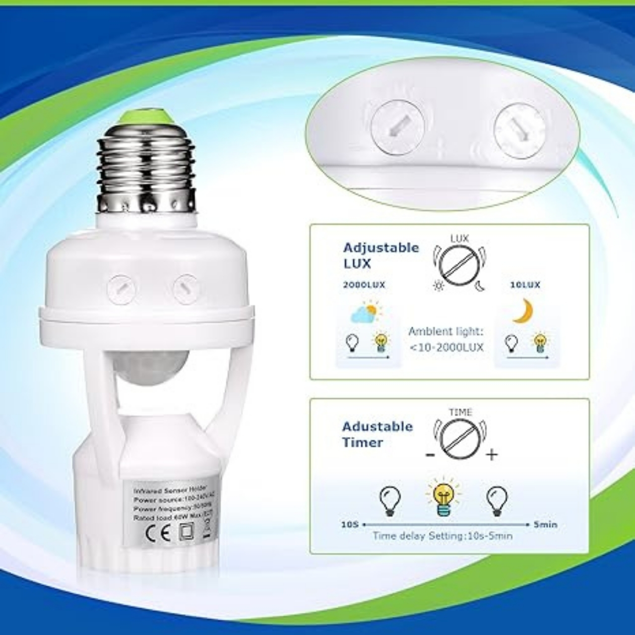 Bulb, suport pentru bec cu senzor de mișcare (1+1 GRATUIT) - Image 5