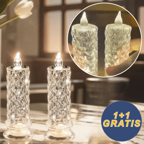 1+1Candle, lumânare festivă LED - Image 1