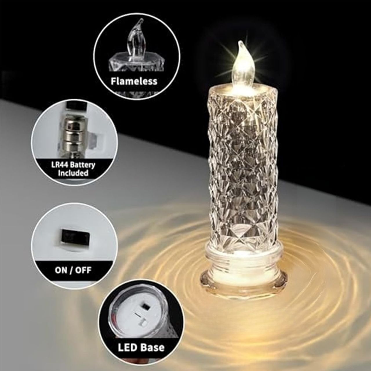 1+1Candle, lumânare festivă LED - Image 7