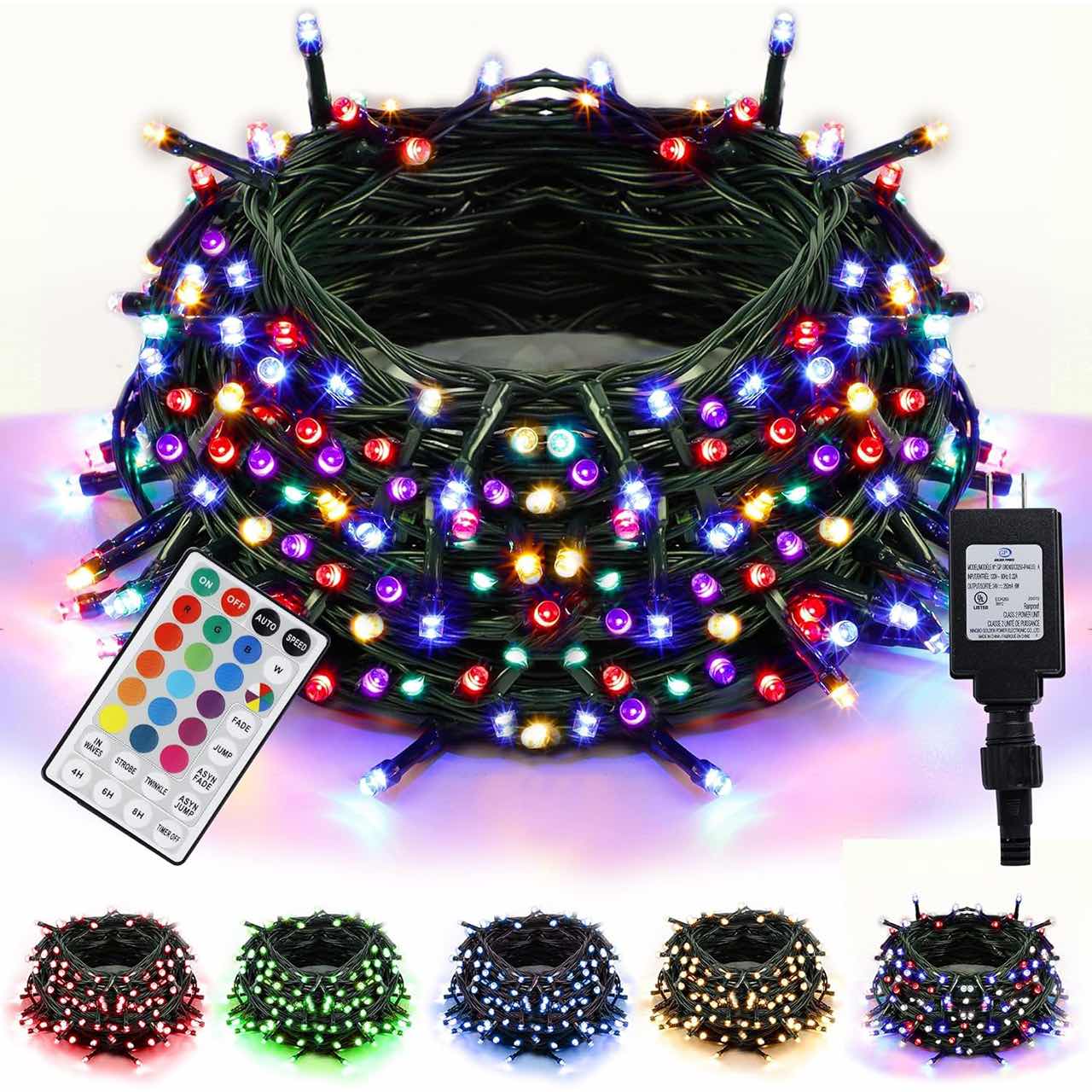 20mLL, șir de lumini festive multicolore - Image 2