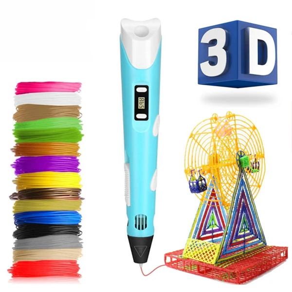 3DPen, stiloul inovator care desenează orice formă dorită 3D, cu 3 filamente de diferite culori - Image 5