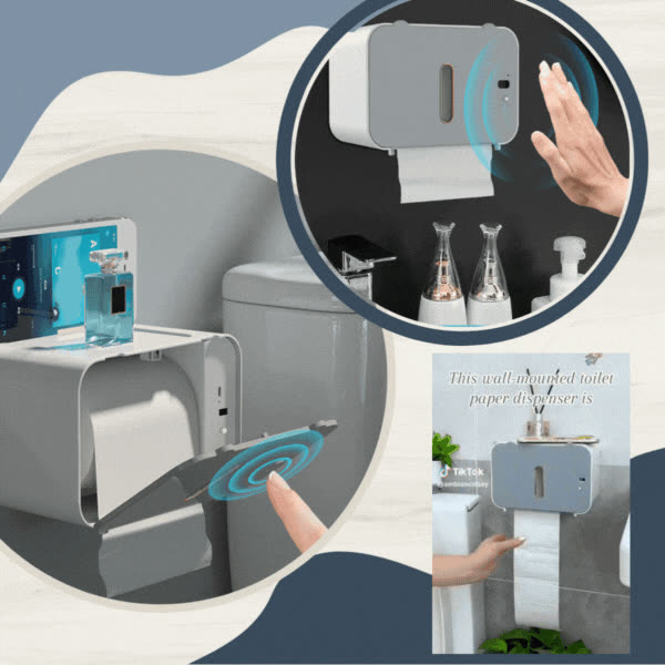 AUTOILE, Dispenser de hârtie igienică fără contact TactiClean - video