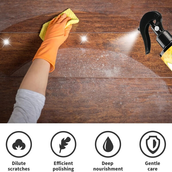 BEEWAX, Spray pentru curățarea și lustruirea mobilei cu ceară de albine - Image 2