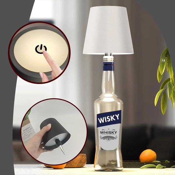BOTLEAMP-CRN, Lampă wireless pentru sticle - Image 8