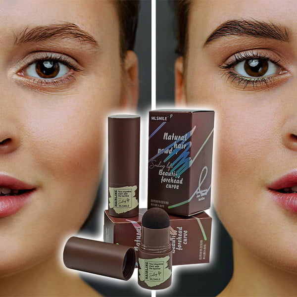 BROWSTAMP-TR, Set pentru conturarea sprâncenelor cu șabloane și pigment - Image 8