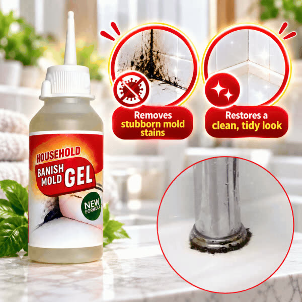 Gel pentru îndepărtarea petelor de mucegai, BanishGel - video