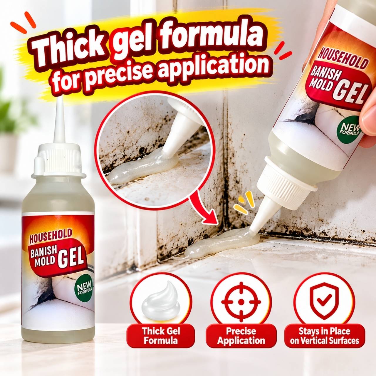 Gel pentru îndepărtarea petelor de mucegai, BanishGel - Image 4