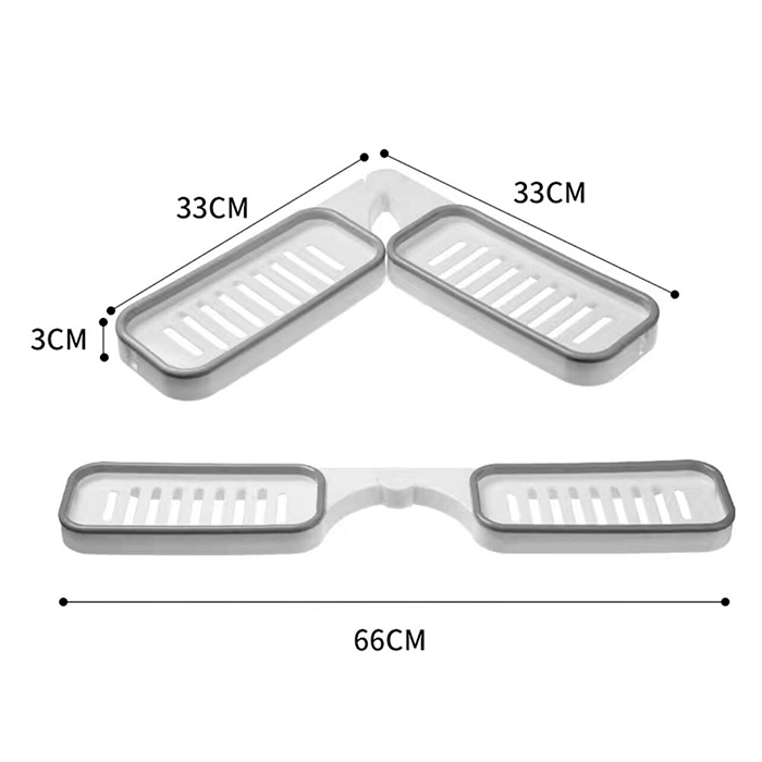 BathroomShelf, raft de baie care poate fi instalat la 90° sau 180° - Image 2
