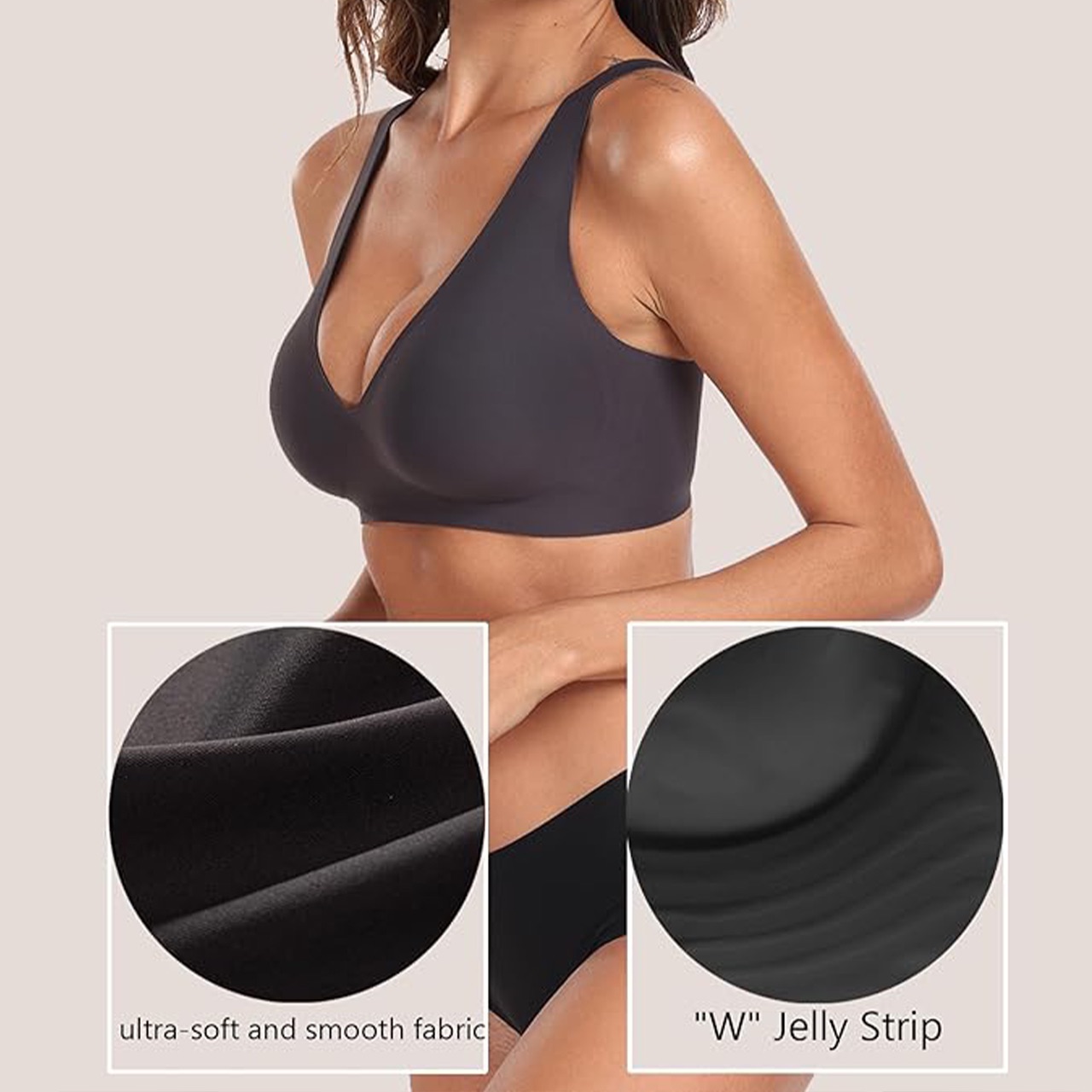 BellaBra, sutien push-up fără cusături - Image 6