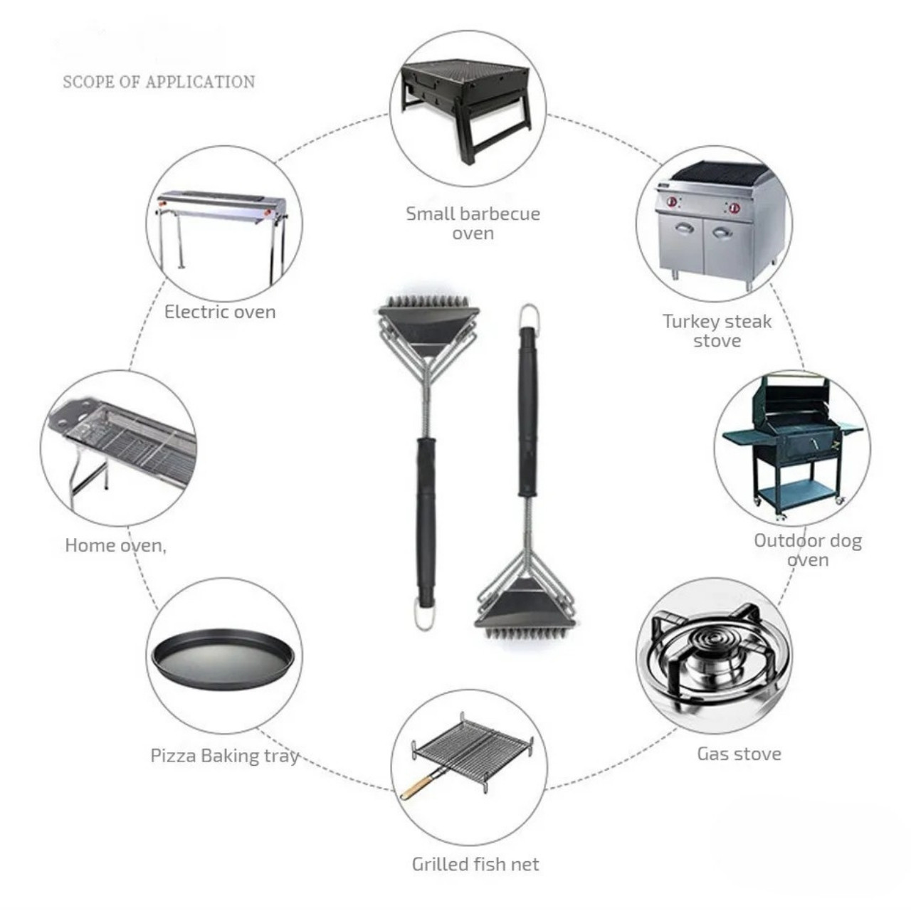 BrushGrill, perie de curățare pentru gril - Image 4