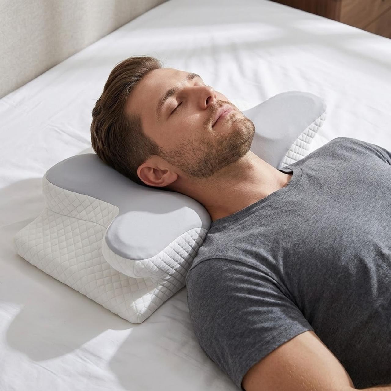 Pernă ergonomică cu spumă cu memorie, CervicalPillow - Image 11