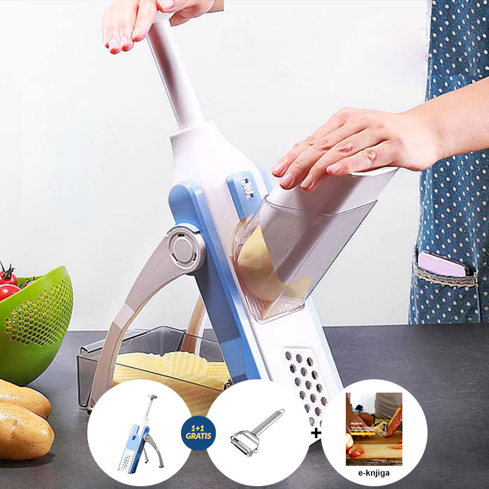 ChopBundle, tocător de fructe și legume + feliator și decojitor GRATUIT + e-book cu rețete sănătoase GRATUIT - Image 2