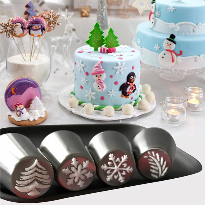 Până la 15 modele festive diferite pentru decorarea prăjiturilor, fursecurilor, diverselor produse de patiserie, brioșe, etc