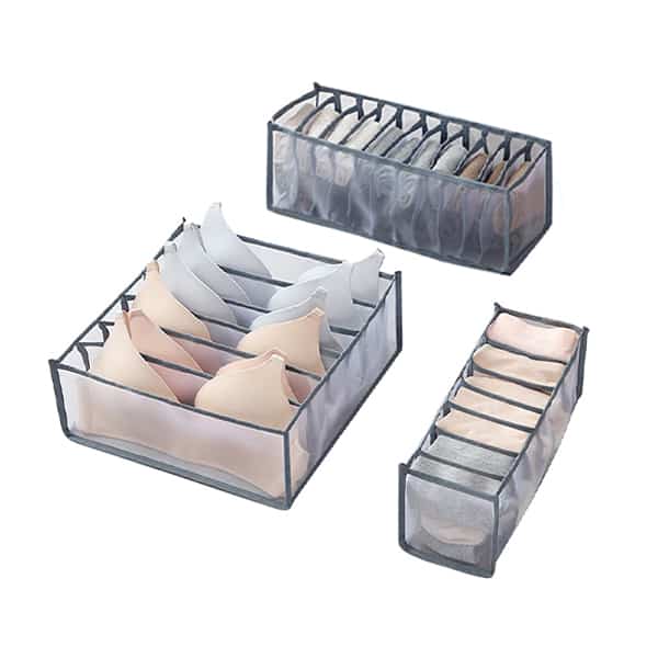 ClosetStar, dispozitiv de organizare din 3 piese pentru lenjeria intimă din dulap - Image 1