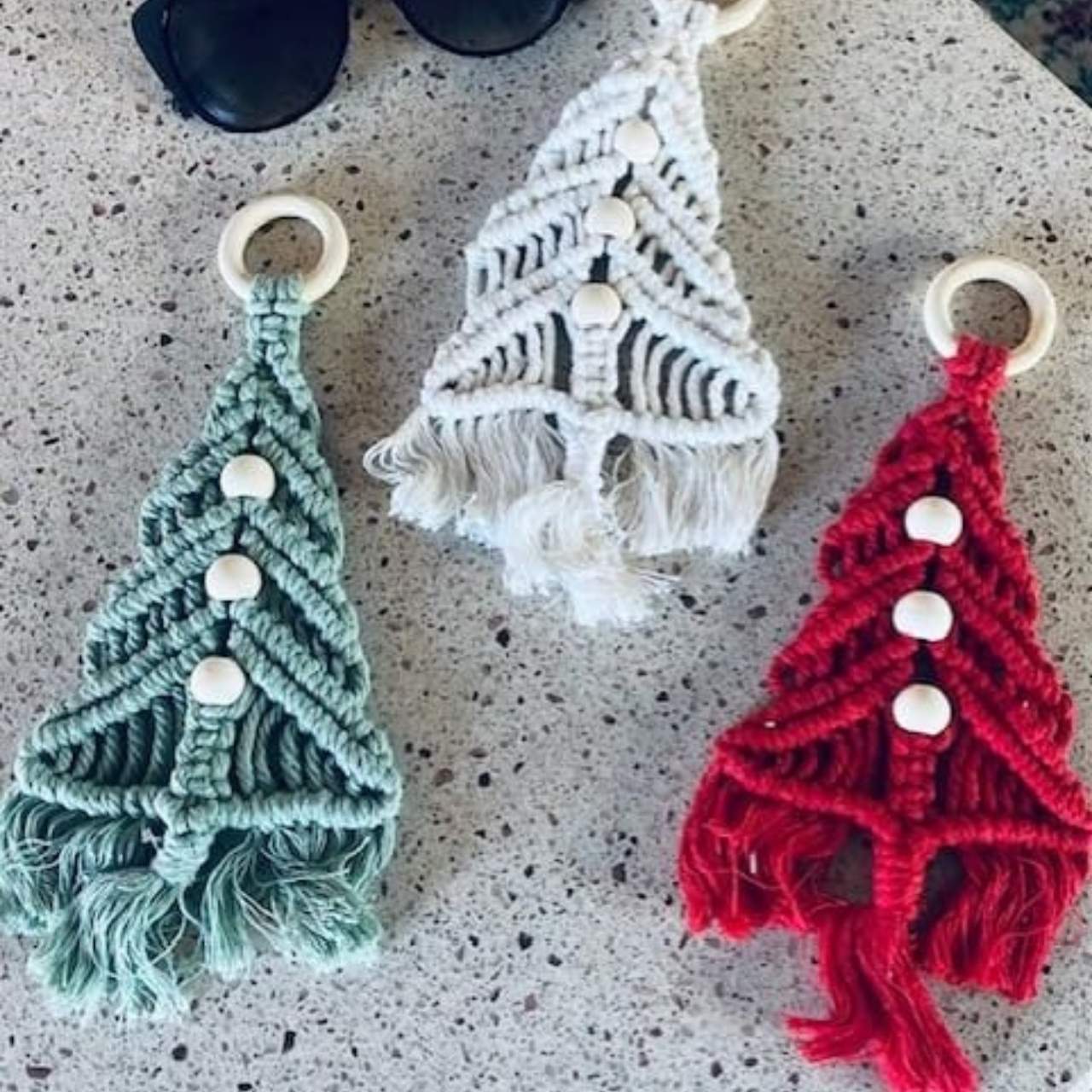 CraftKit, kit de ornamente de Crăciun din macrame - Image 10