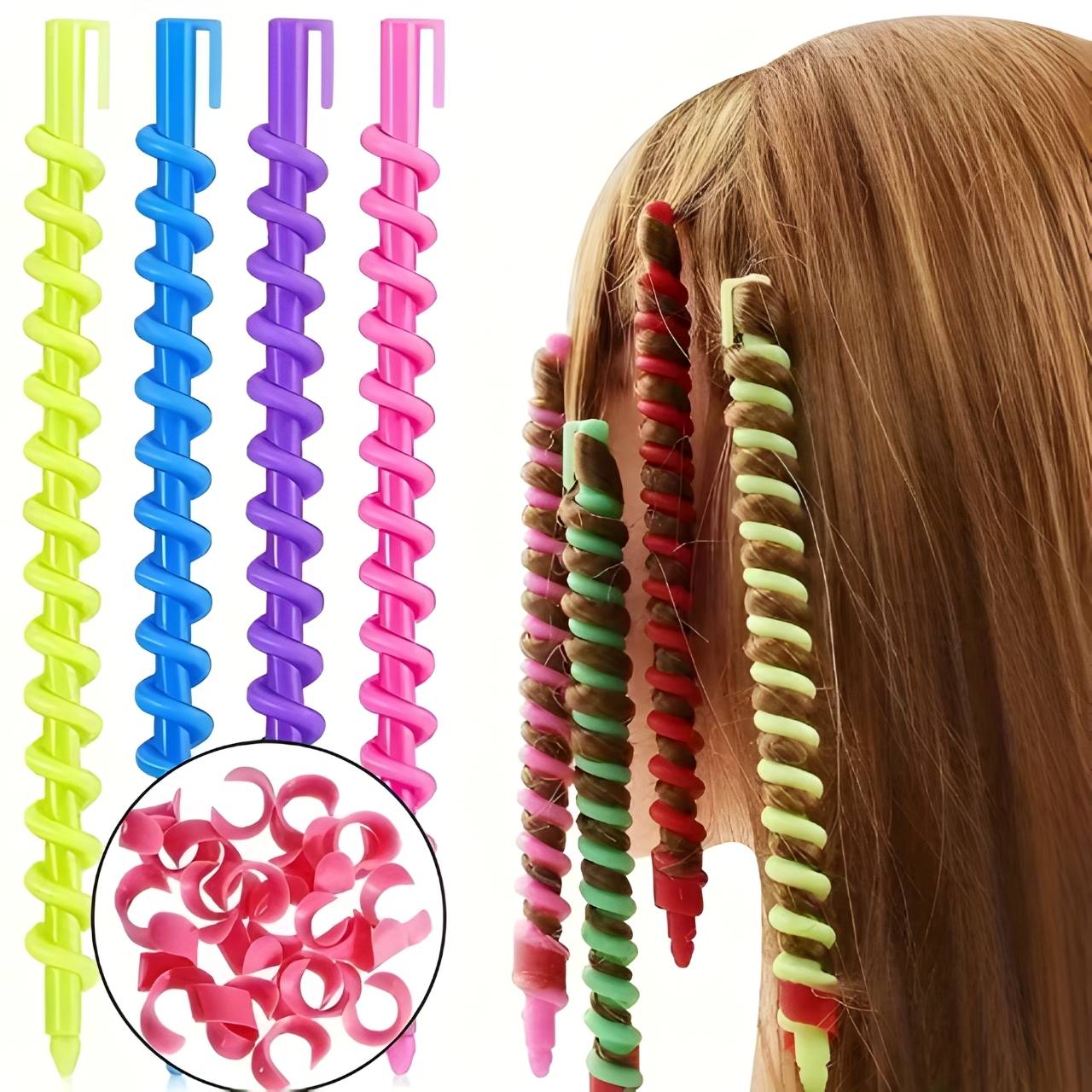 Curlsy, bigudiuri spiralate pentru bucle perfecte - Image 1
