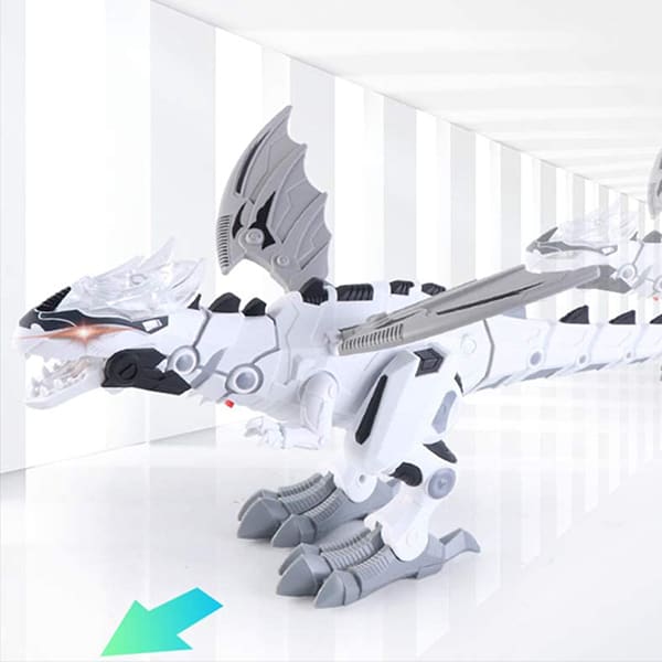 DinoStar, un dinozaur robot de jucărie pentru copii care scuipă aburi, se mișcă și răcnește precum un dinozaur adevărat! - Image 6