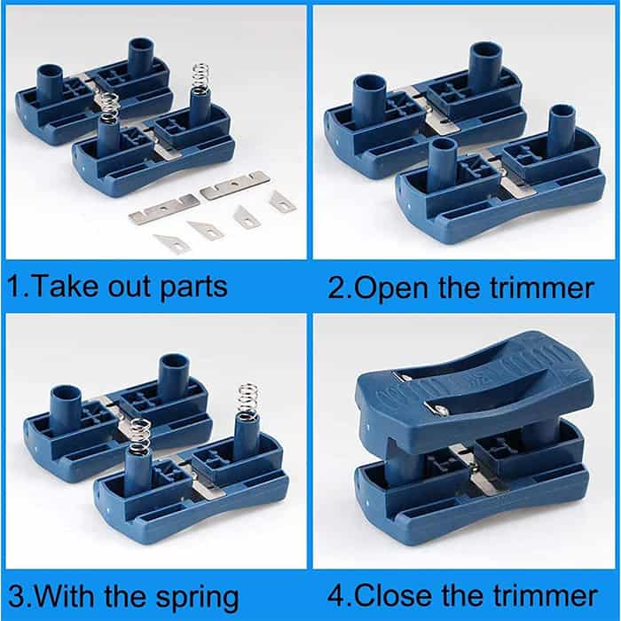 EdgeTrimmer, dispozitiv manual pentru tăierea canturilor + set de lame de rezervă - Image 7