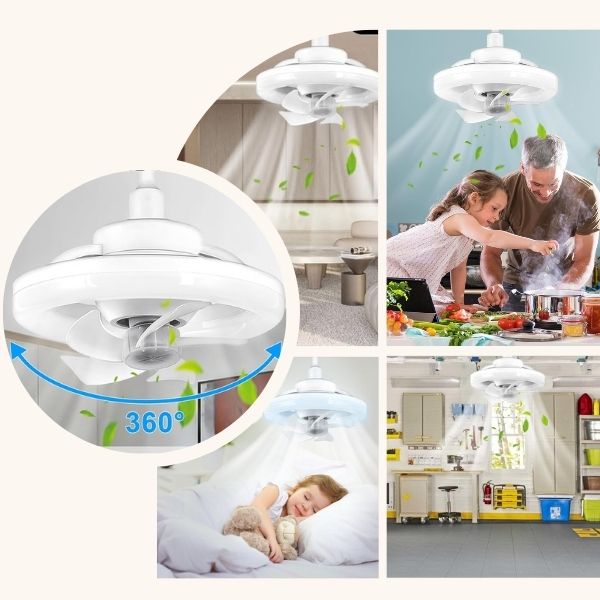 FANLIGHT, Ventilator cu lampă LED - Image 6