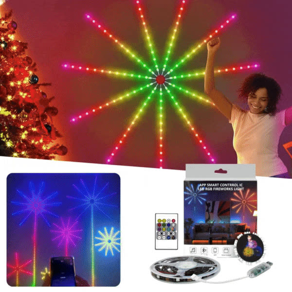 FIREWORK, Lămpi decorative LED inteligente - video