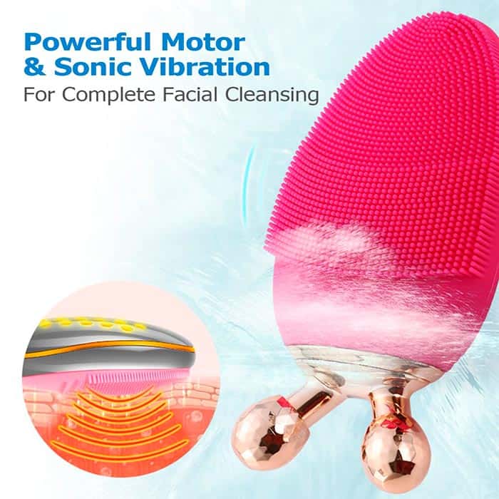 FacialBrush, perie sonică pentru curățarea și masarea feței - Image 3