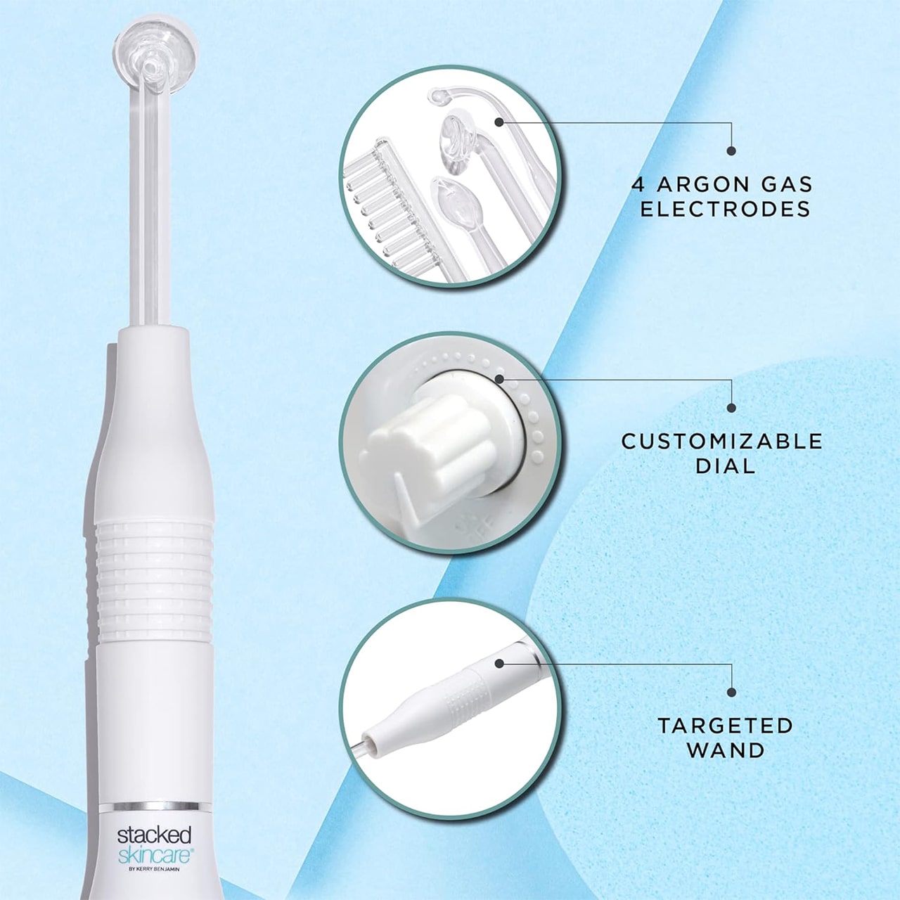 FacialGlow, wand de electroterapie pentru îngrijirea feței - Image 1