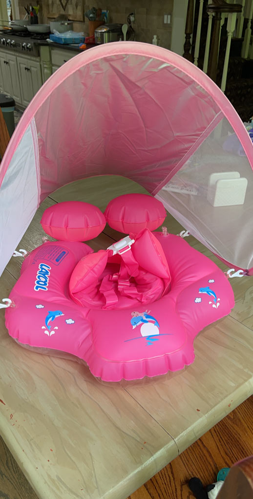 FloatyBaby, colac de înot pentru bebeluși și copii mici cu copertină - Image 10