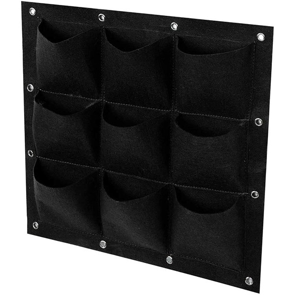 FlowerWall, suport de perete cu buzunare pentru creșterea plantelor (9 buzunare) - Image 3