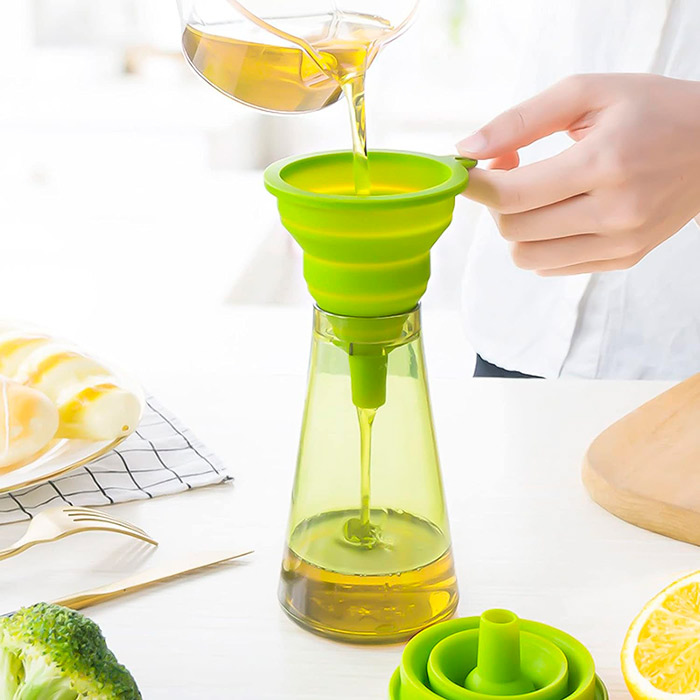 Funnel, un pâlnie pliabilă din silicon pentru turnarea lichidelor și a altor alimente - Image 8