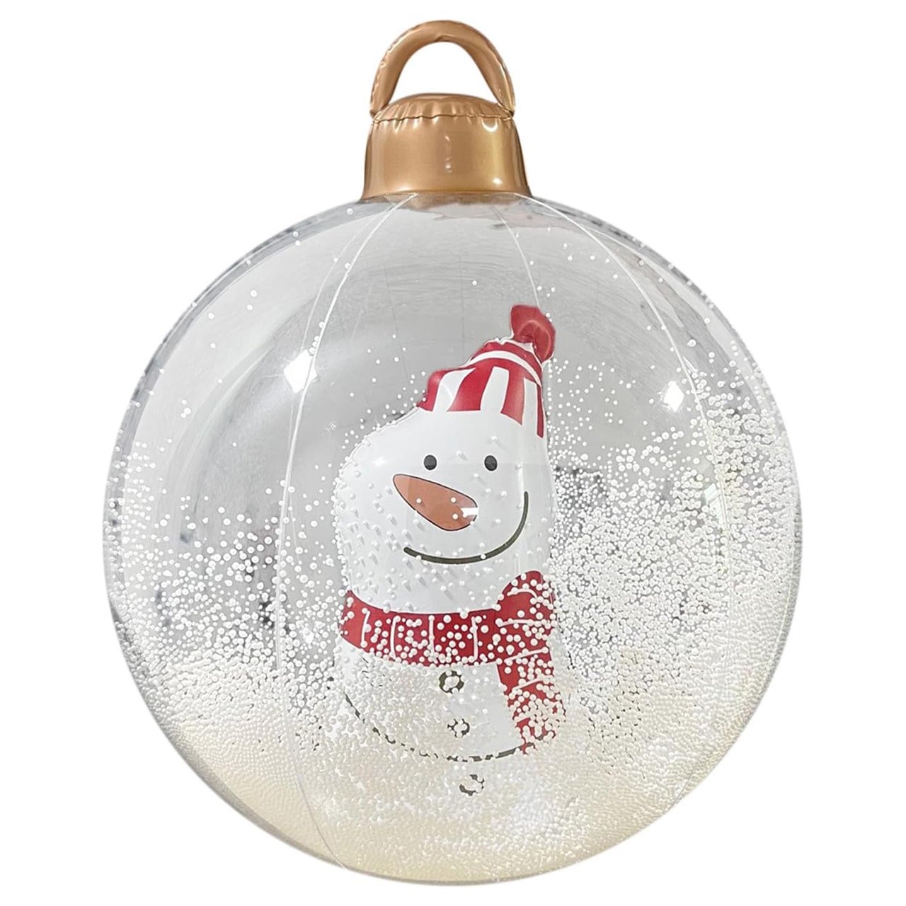 GlowySnowy, glob de Crăciun cu motiv de om de zăpadă și lumină - Image 10