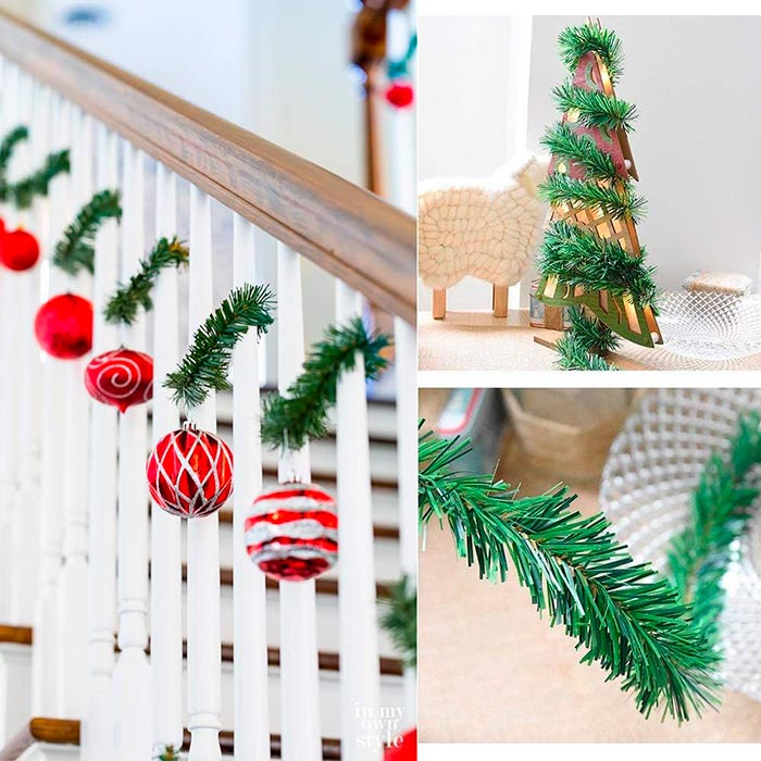 Greenery, verdețuri decorative festive (5,5 metri) - Image 8