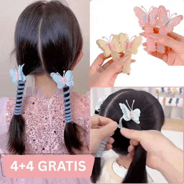 HAIRTIE, Elasticile pentru păr Metuljčkove 4+4 GRATIS - Image 1