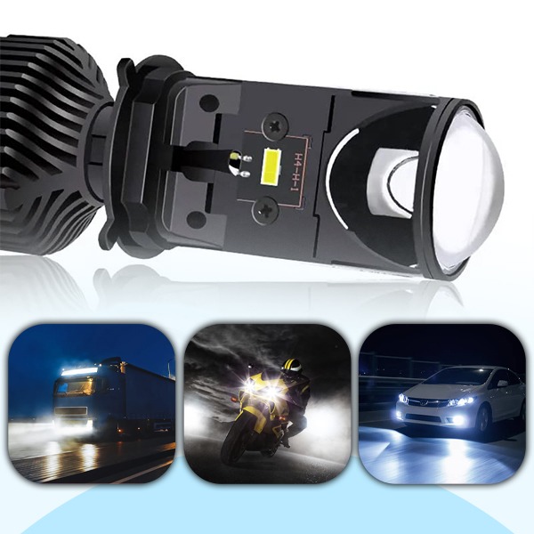 HIGHBM, proiector LED RoadBeam cu un contur luminos clar - Image 6
