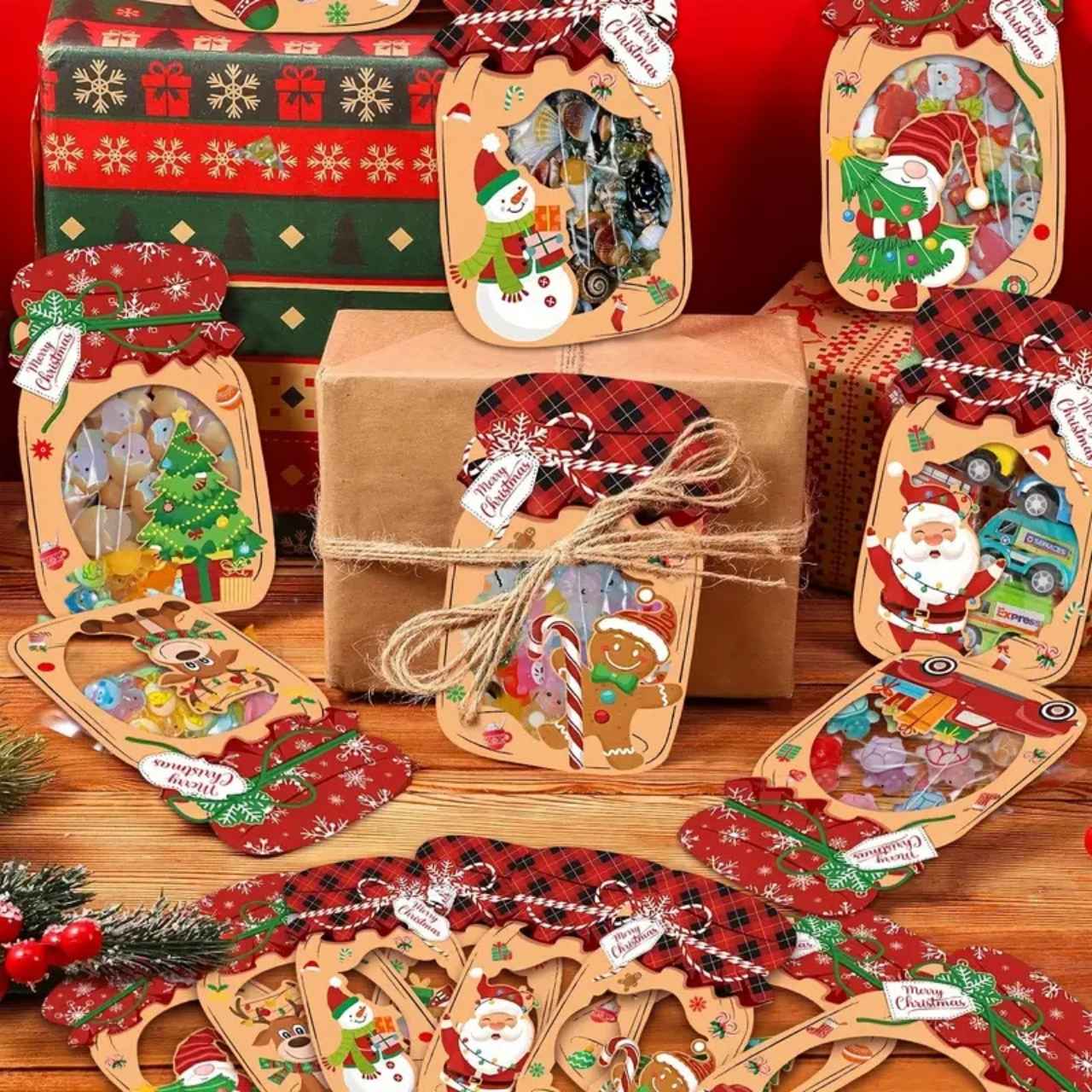 JarGifts, Set de carduri cadou de Crăciun (48 buc.) - Image 9