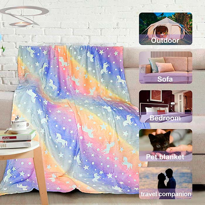 LuminousBlanket, pătură pentru copii care strălucește în întuneric - Image 3