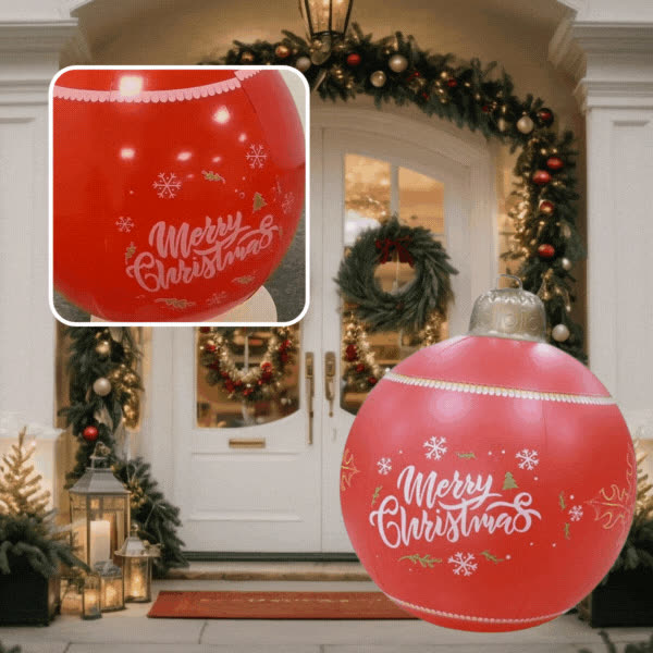 MERRY, Bile de Crăciun umflate HolidayGlow - video