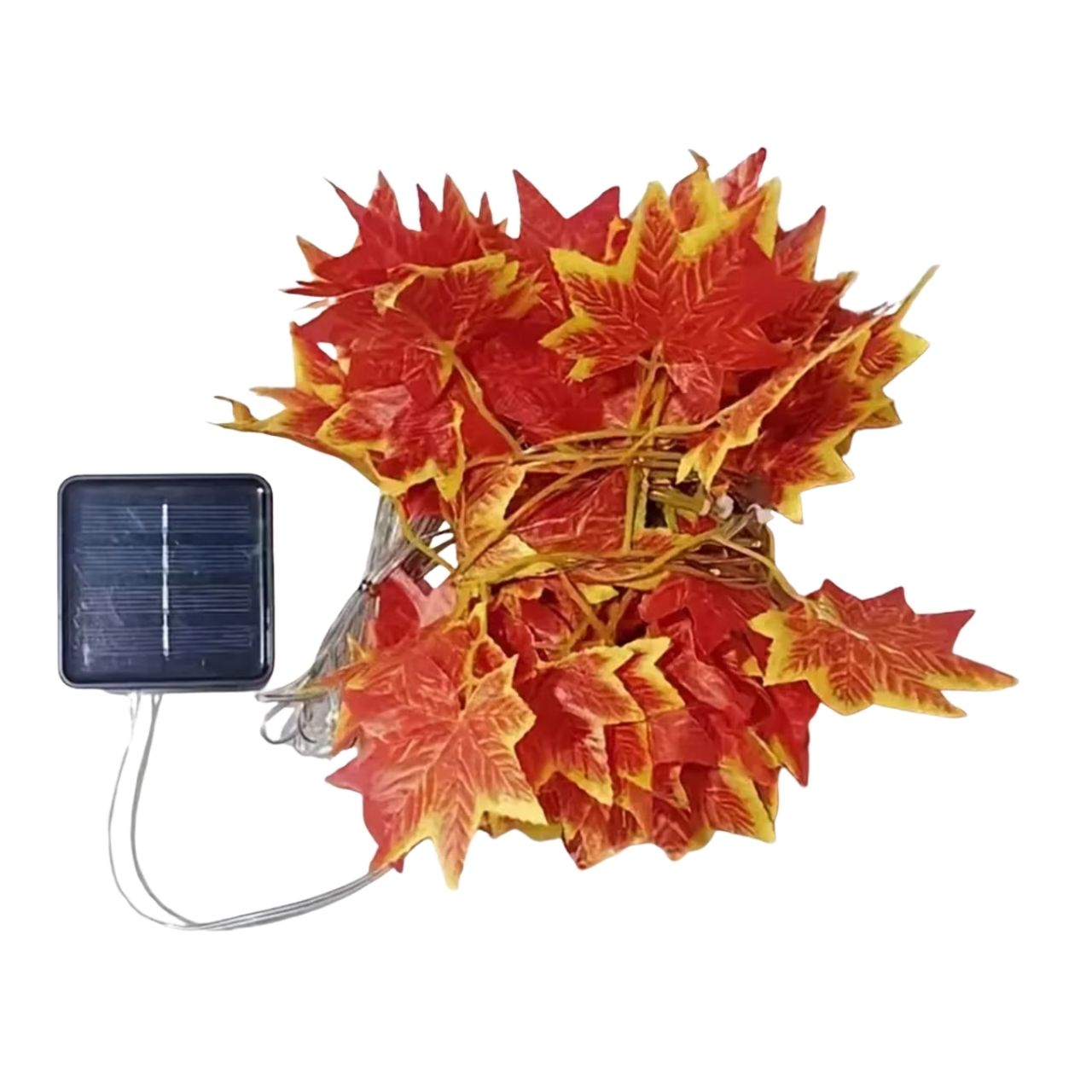 Instalație luminoasă LED solară cu frunze de toamnă, MapleLeaf - Image 6