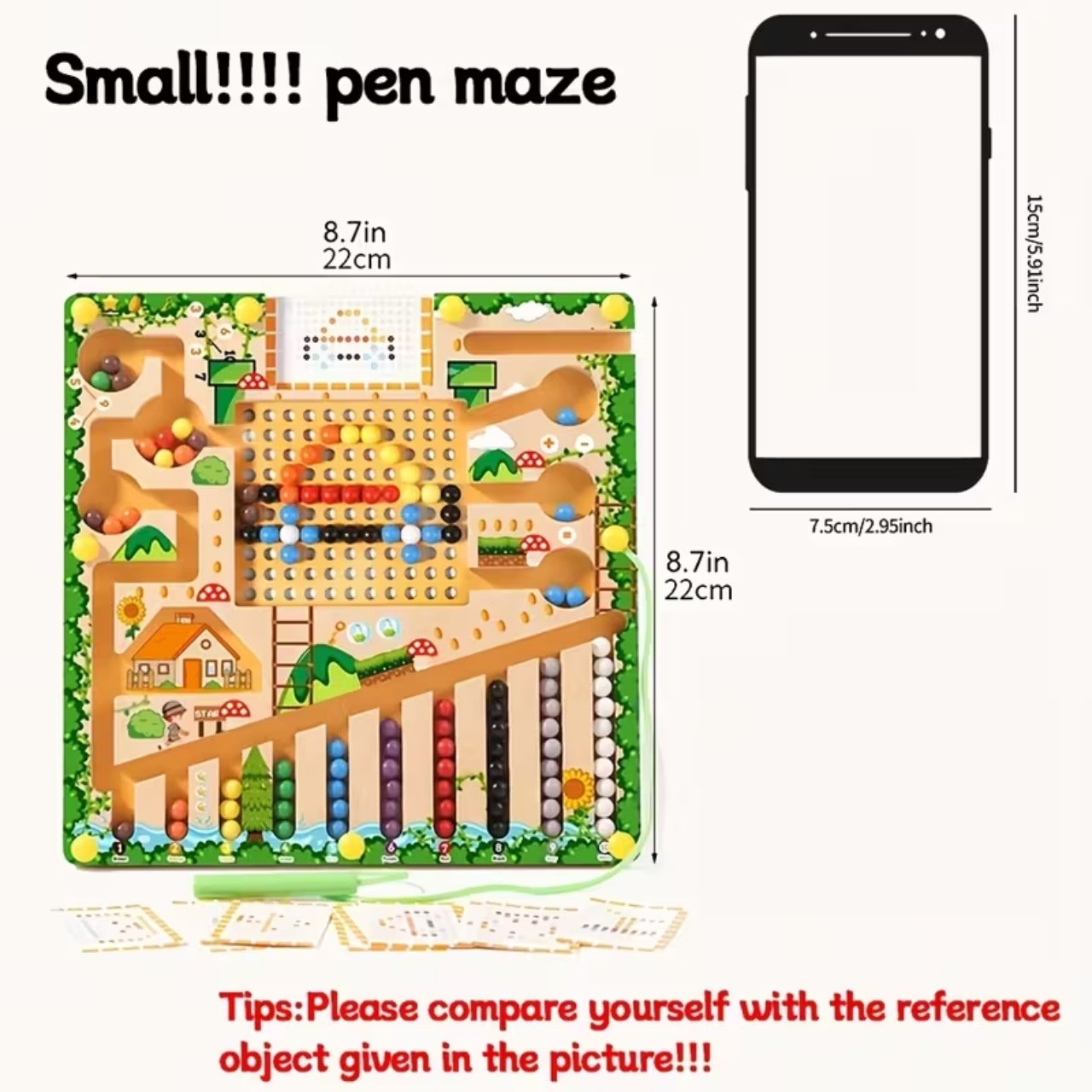 MazeGame, o jucărie didactică din lemn pentru copii - Image 1