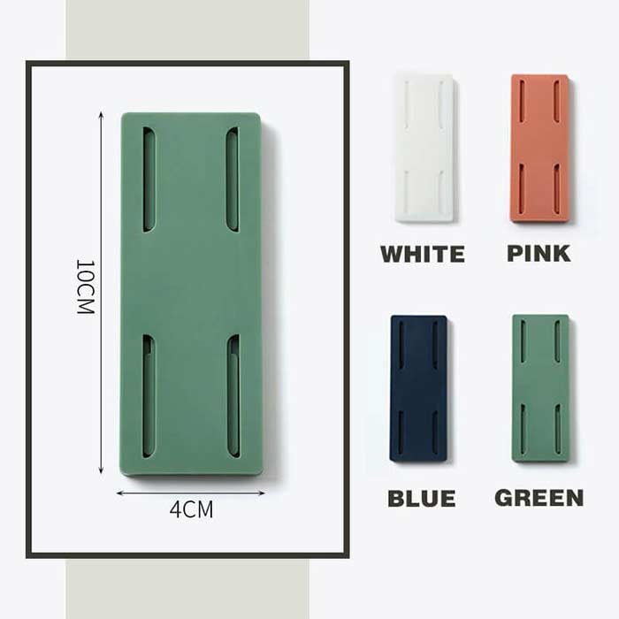 NoTrace, suport autoadeziv pentru diverse accesorii pe care îl puteți lipi pe perete sau pe corpuri de mobilier (set de 4 suporturi) - Image 1