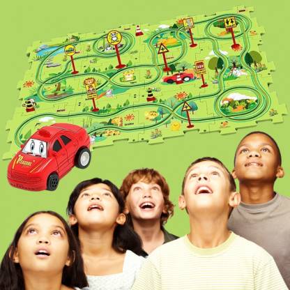 PUZTRACK-MOD, Joc creativ de tip puzzle pentru copii - Image 4