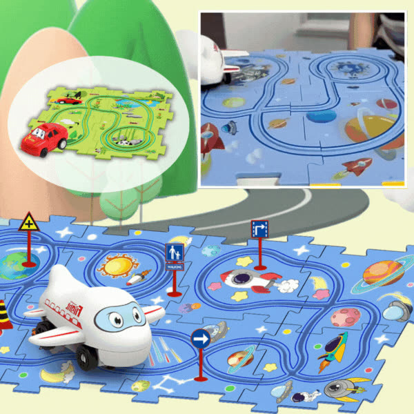 PUZTRACK-ZEL, Puzzle creativ pentru copii - video