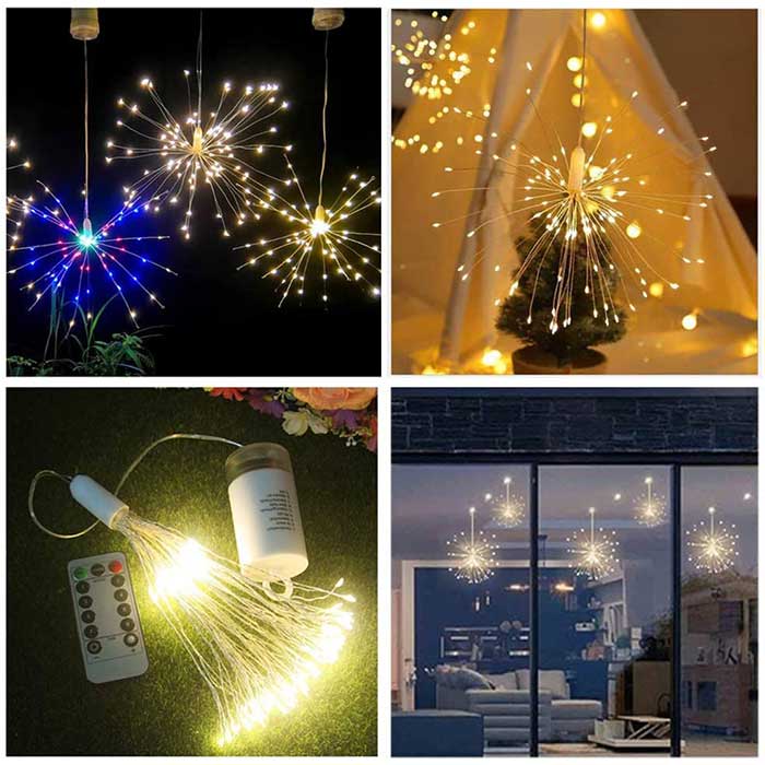 Decorarea cu lumini este formată din 120 de lumini LED, care constituie decorarea perfectă.