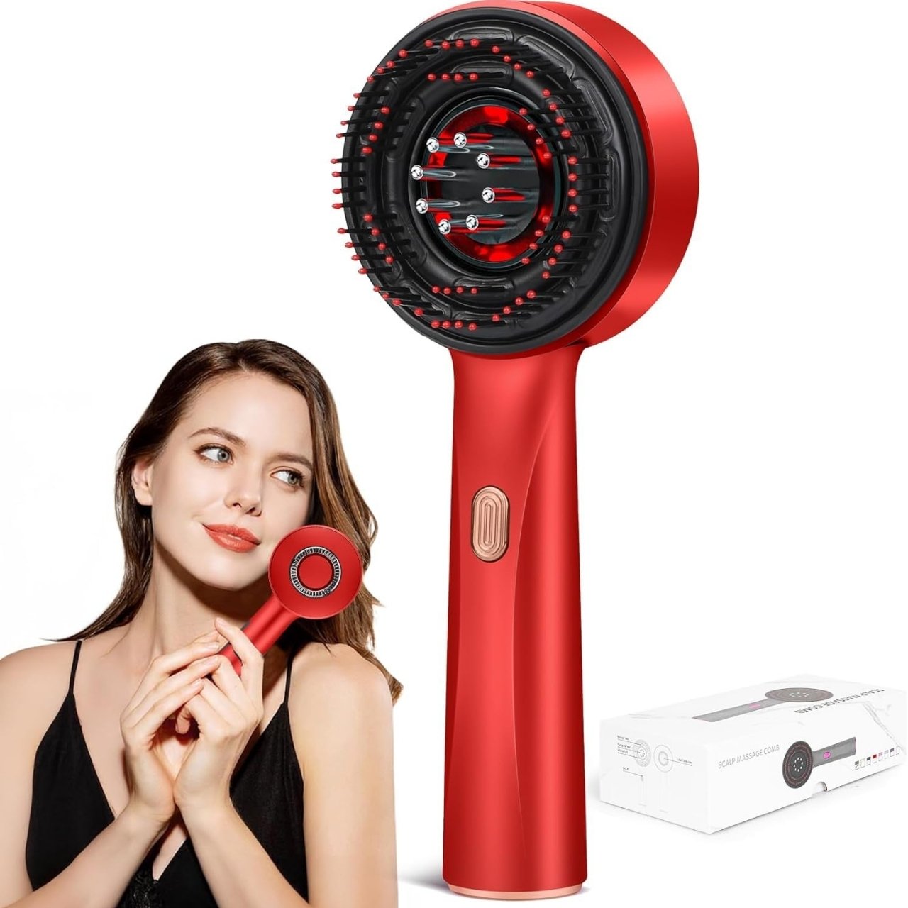 Scalpyx, perie de masaj cu LED pentru a stimula creșterea părului - Image 3