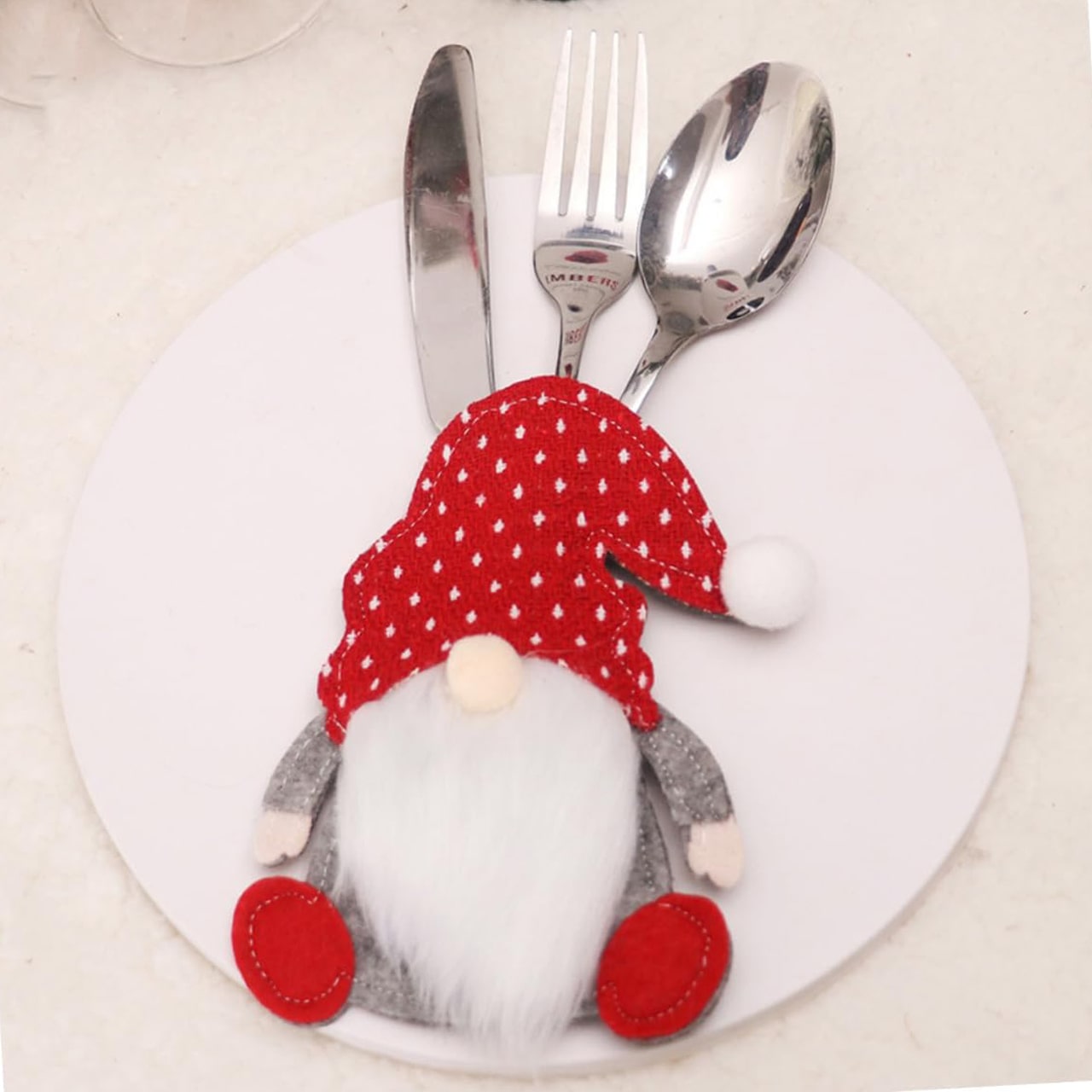 SetGnome, set de tacâmuri în formă de gnom, 3 piese - Image 1