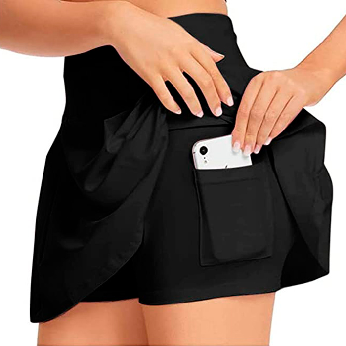 ShortsSkirt, fustă sport cu pantaloni scurți incluși - Image 4