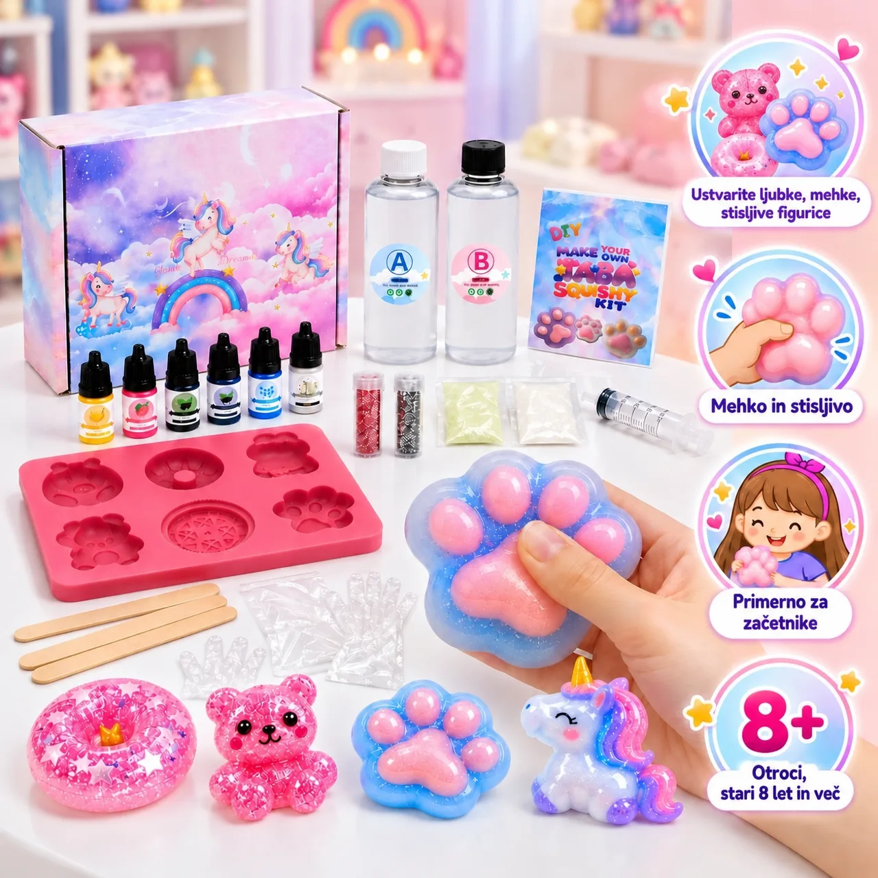 Set DIY pentru realizarea figurinelor, SquishyMaker - Image 4