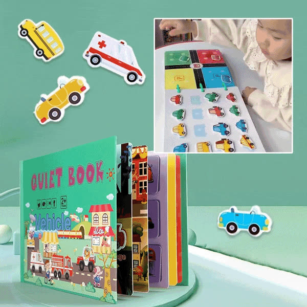 TIHKNJIGA, Carte interactivă Montessori cu autocolante - video