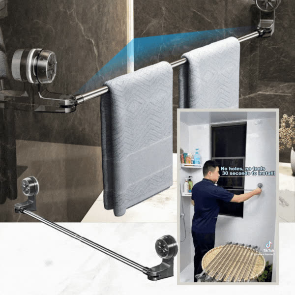 Suport flexibil pentru prosoape, TOWELBAR - video