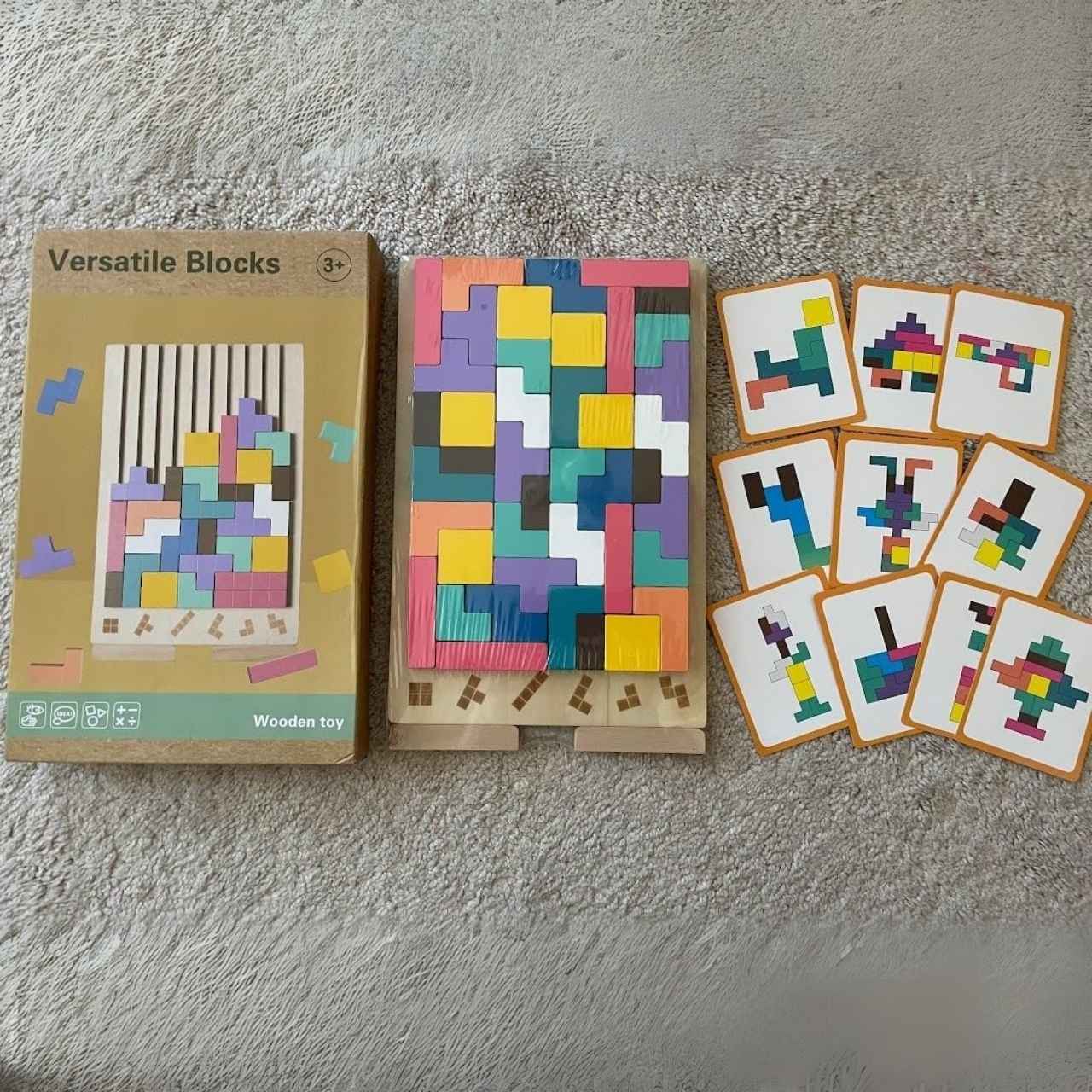 Tetris, jucărie didactică din lemn - Image 8