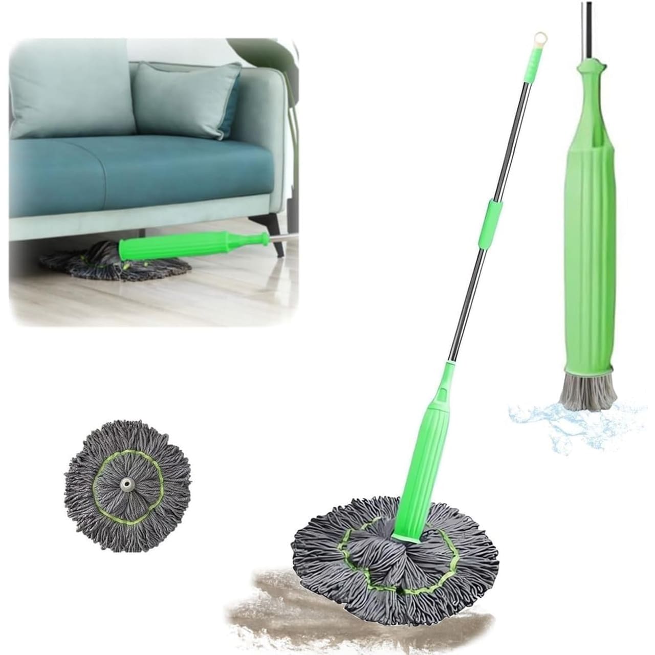TwistMop, mop de curățare cu stoarcere ușoară - Image 1